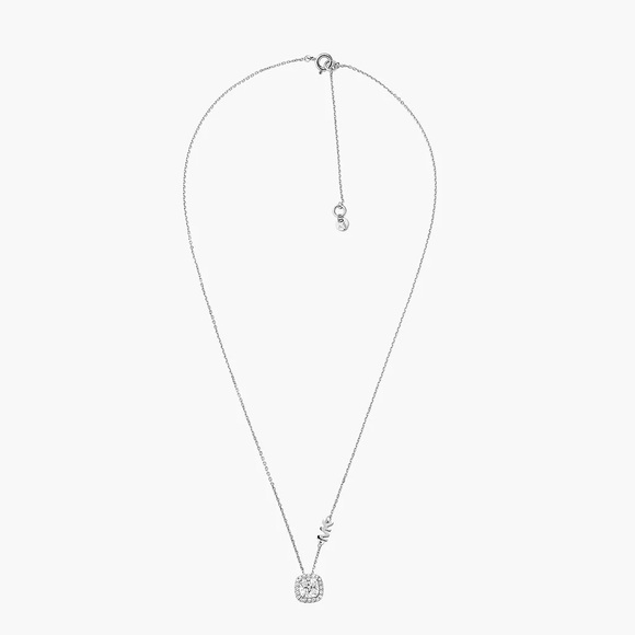 Michael Kors Sterling Silver Necklace with Charm and MK detail. New with Tag. - Picture 4 of 10